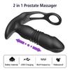 Мужской массажер простаты и промежности с беспроводным пультом дистанционного управления 3+12 режимов, кольцо для пениса, отсроченная эякуляция, секс-игрушки для мужчин, пары, анальная пробка, вибратор
