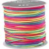 Polyester Cord - Neon Colors - 1 Mm - 28 Meters - Mixed - Fluorescent