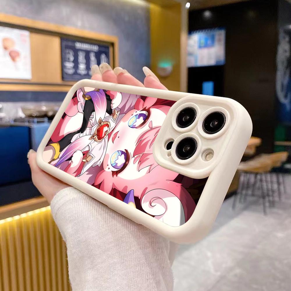 HSR Mem Утолщенный ТПУ Чехол для Мобильного Телефона для iPhone 17 16 15 14 13 12 11 Air Pro Max Plus Цветной Чехол