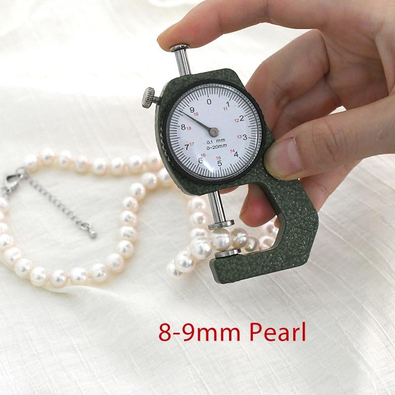 Ожерелье из натурального пресноводного жемчуга с круглым жемчугом, украшения для женщин, свадебные подарки на Новый год