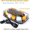 Roof Top Strobe Lights 48LED Emergency Safety Hazard Warning Light LED Flashing Light Bar Magnetic Mount for 12V 24V Car Truck