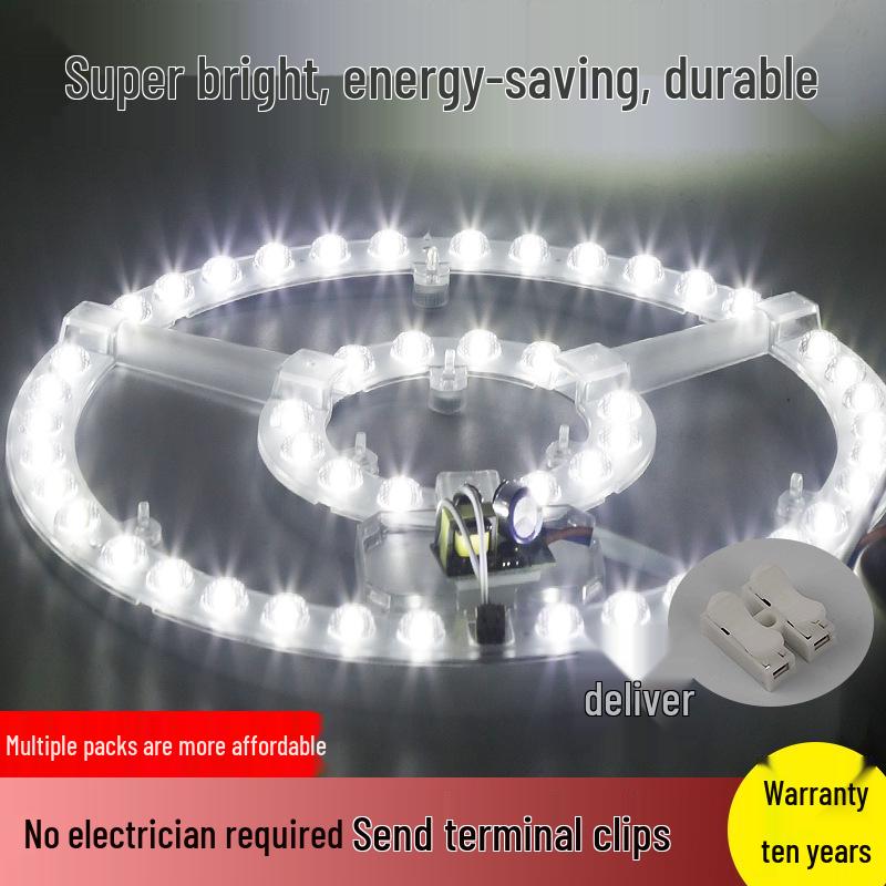 Светодиодная потолочная панель: Энергосберегающая лента, трубка и плата для ремонта спальни и гостиной