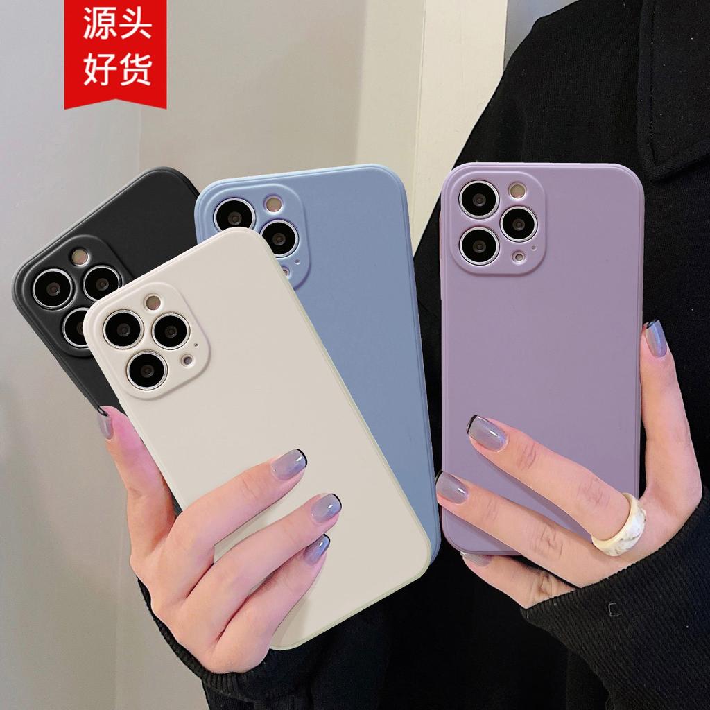 Применимо к чехлу для мобильного телефона iphone13 IP12 жидкий силикон apple 14pro max мелкодырчатый хлопковый посадочный всесторонний мягкий чехол