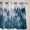 Туманный туманный горный пейзаж, оконные шторы для гостиной, роскошный декор для спальни, занавески для кухни, занавески для окон