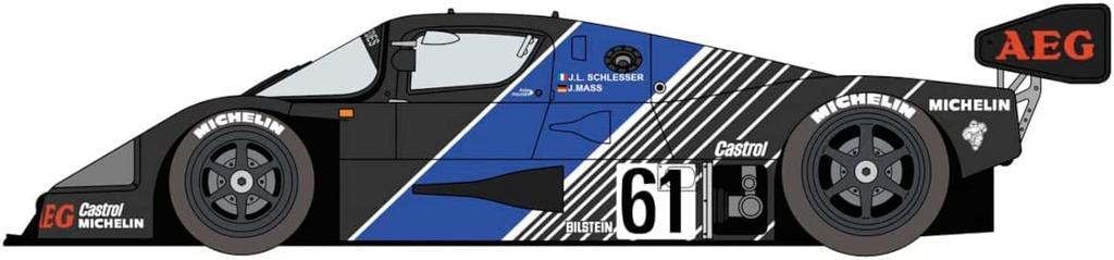 Hasegawa Sauber Mercedes C9 1989 Test Car Plastic Model 20626 1/24