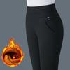 Winter Padded Trousers Casual Large Size  Women's Trousers Stretch Middle Age Ladies Pants