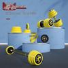 Adjustable Rubber-Coated Dumbbell & Barbell Set
