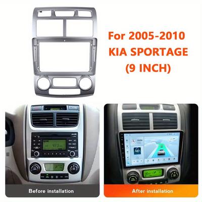 9-дюймовый установочный комплект для KIA SPORTAGE 2005-2010 Рамка магнитолы Android-плеера Панель магнитолы Панель GPS