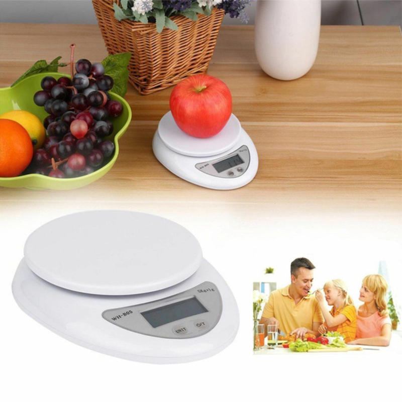 5kg/1g Electronic Weight Ounce Kitchen Weight Kitchen Mini Games Weight Pan Digital Diet Kitchen LCD Postal