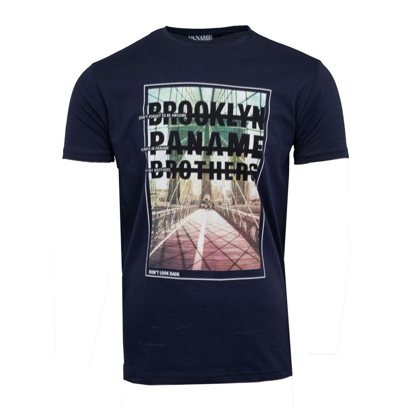 Мужская хлопковая футболка с принтом Brooklyn Bridge PANAME BROTHERS