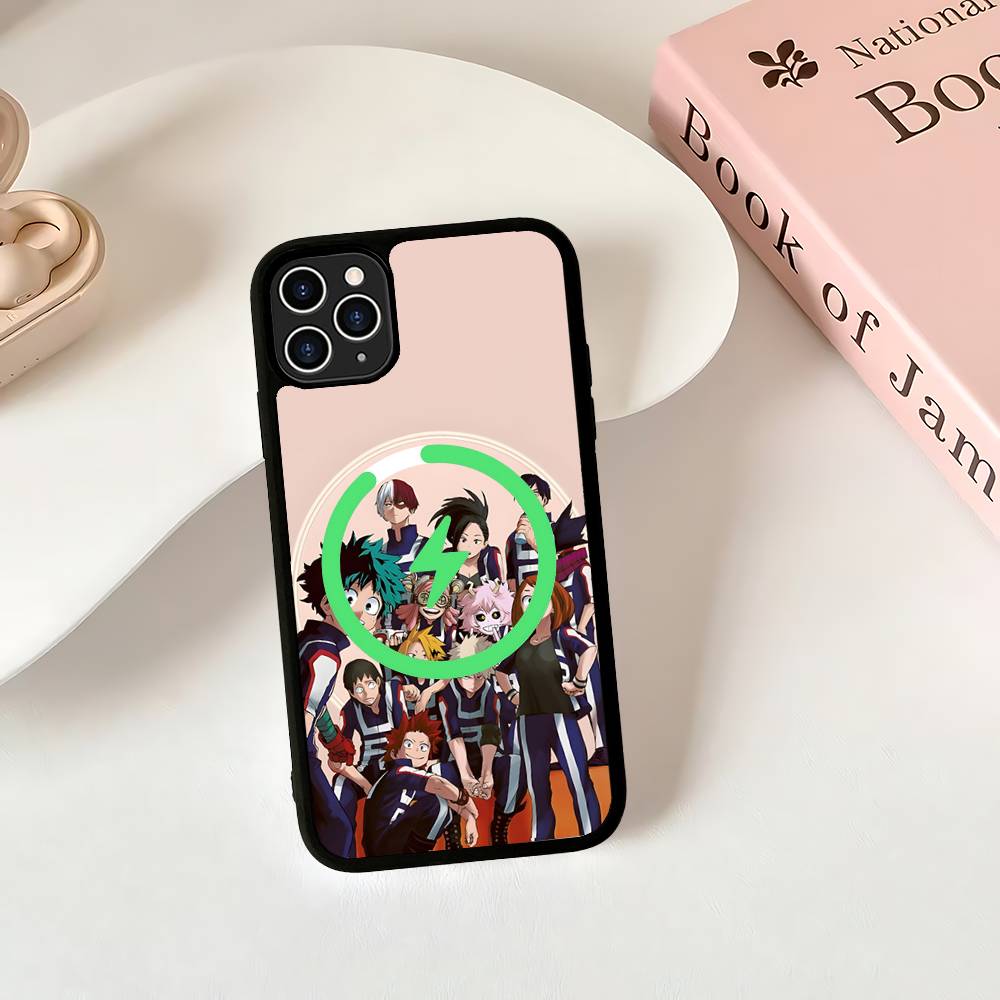 My H-Hero Academia D-Deku For Magsafe Magnetic Case For IPhone 17 Air 16 15 14 13 12 11 Pro Max Plus Wireless Charging