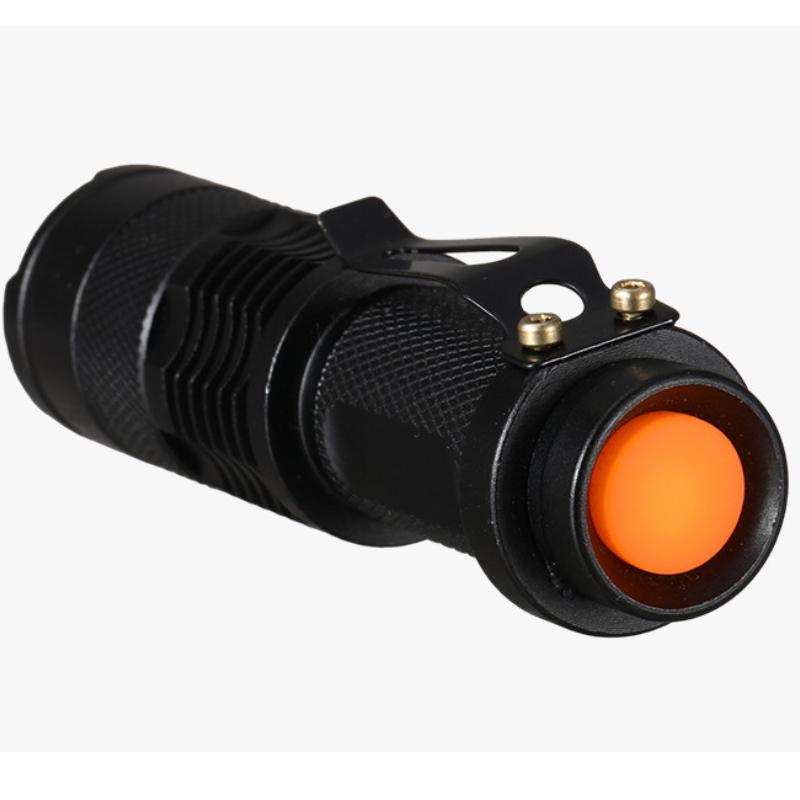 Сильный фонарик Светодиодный зум Мини-фонарик Наружное освещение Сильный фонарик из алюминиевого сплава