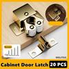 Double Roller Strong Hold Cupboard Cabinet Door Catches with Screws,Cabinet Catch Door Latch for Home Furniture Cabinet Cupboard