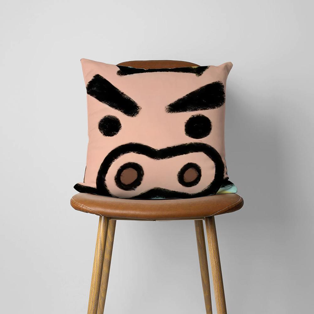 Cartoon B-Buriburizaemon Cute Pig cushion cover For Bedroom Car Coffee Shop Room Soft Living Room Sofa Decorative Pillow Case