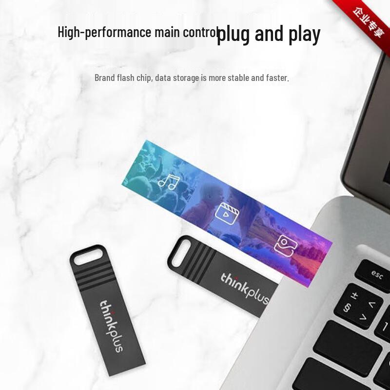 Lenovo Металлическая флешка USB 2.0 Thinkplus MU221