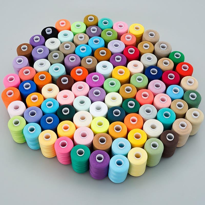 98 Colors Sewing Thread Set DIY Craft 1000 Yards of 402 Polyester Thread Set