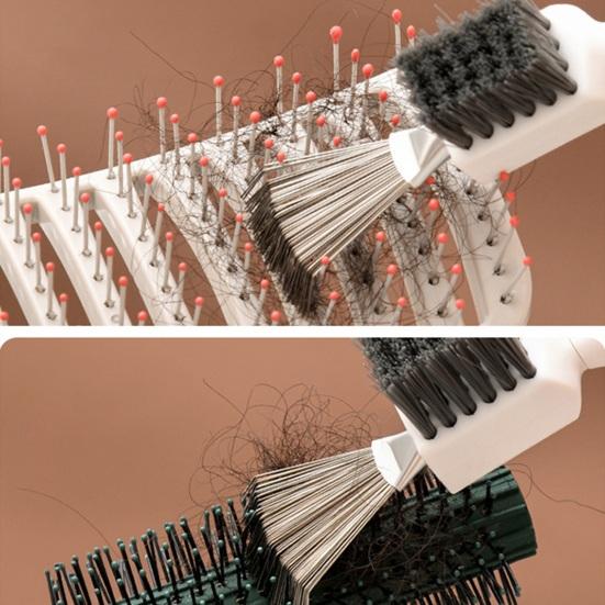 Очиститель расчески для волос из нержавеющей стали, удобная ручка, устойчивый к ржавчине, экологически чистый, гладкий инструмент для чистки расчески