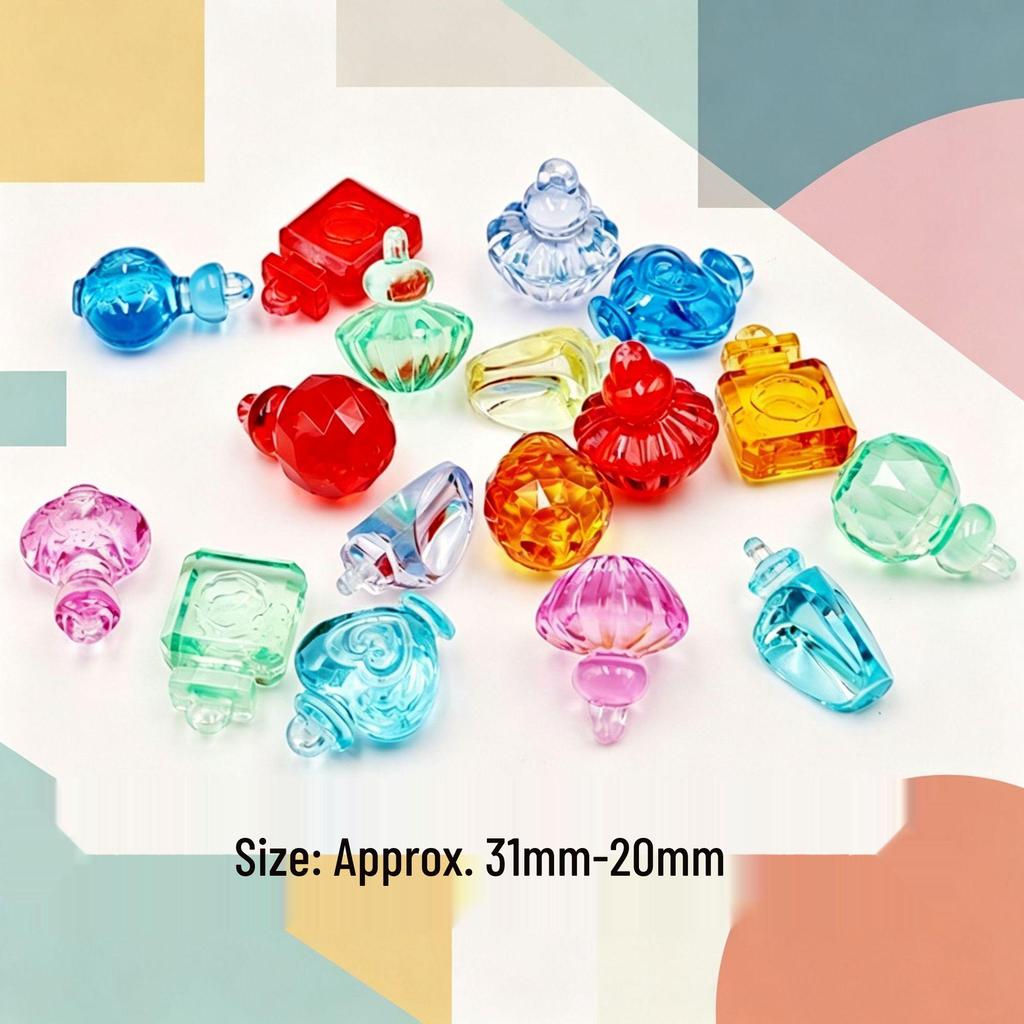 Acrylic Beetle Pendant: Transparent Cartoon Animal Ornament for Kids' Claw Machines and Amusement Park Blind Boxes.