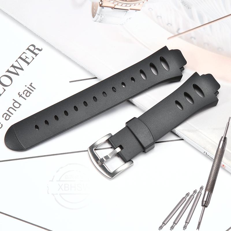 Резиновый ремешок для часов Suunto Observer X6 HRM DEC19 P45 Мужской полимерный ремешок Для активного отдыха Спорт Водонепроницаемый Черный Браслет Аксессуары