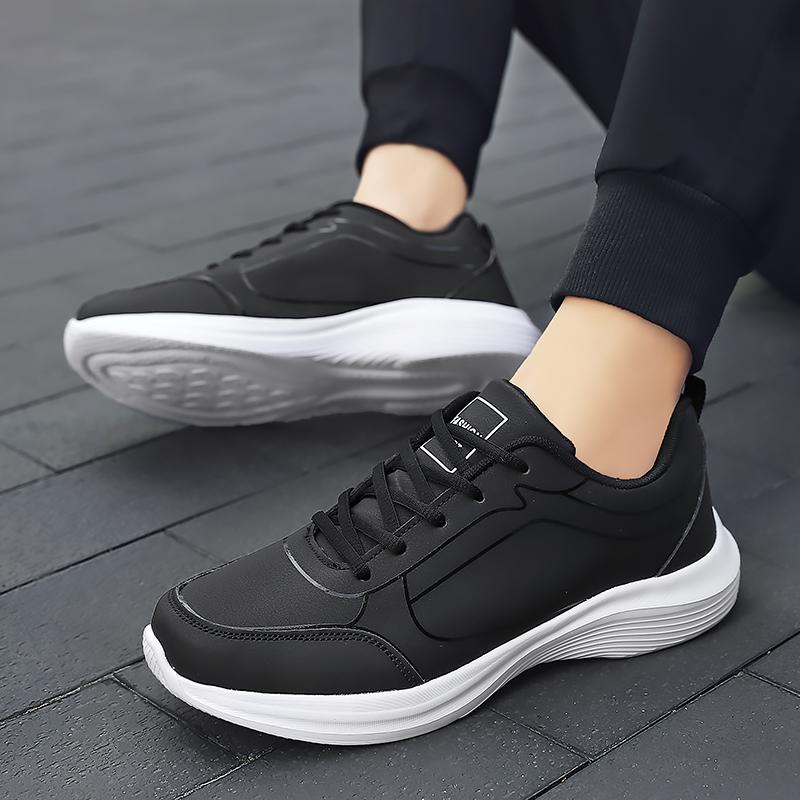 Fashion Men's Sneakers Social Men's Safety Shoes Leather Casual Shoes Black Shoes Casual Shoes Casual Running Shoes Hot Selling Men