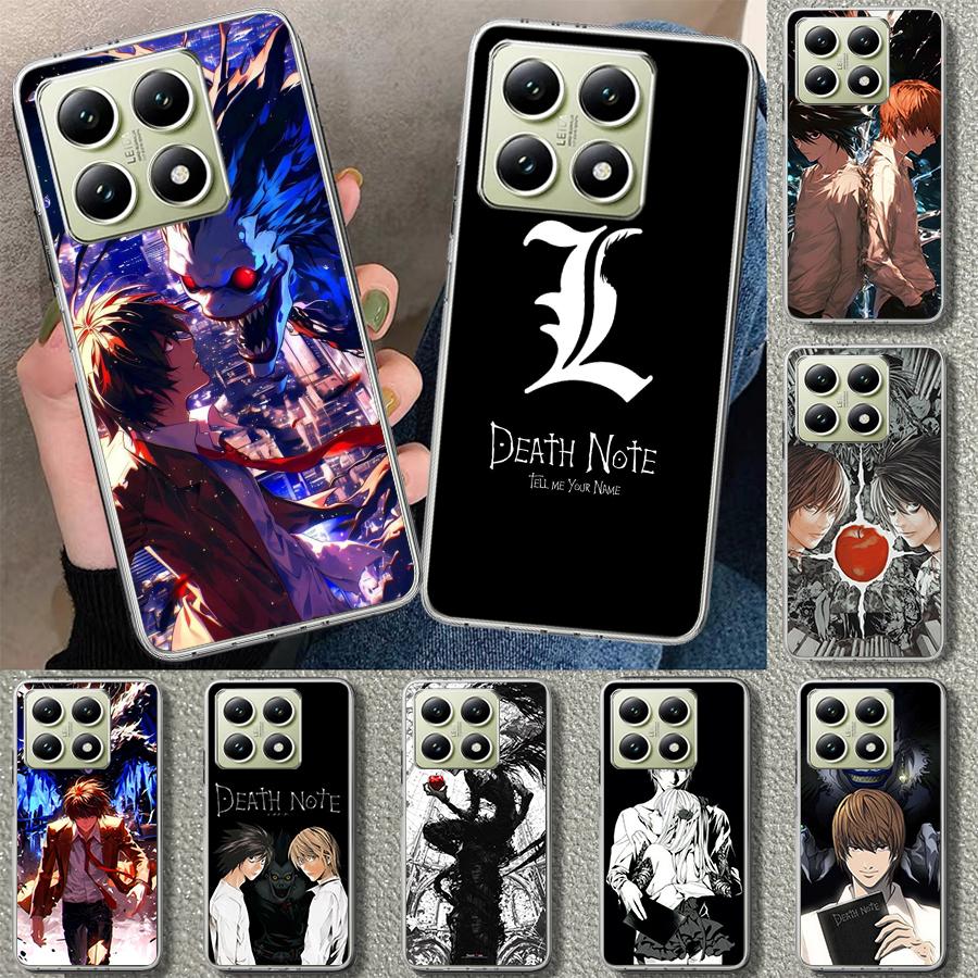Чехол для телефона N-Note D-Death Anime Ryuk для Xiaomi Redmi Note 15 14 13 12 11 Pro Plus 14S 12S 11S 11T 11E 10S 10 Индивидуальный F