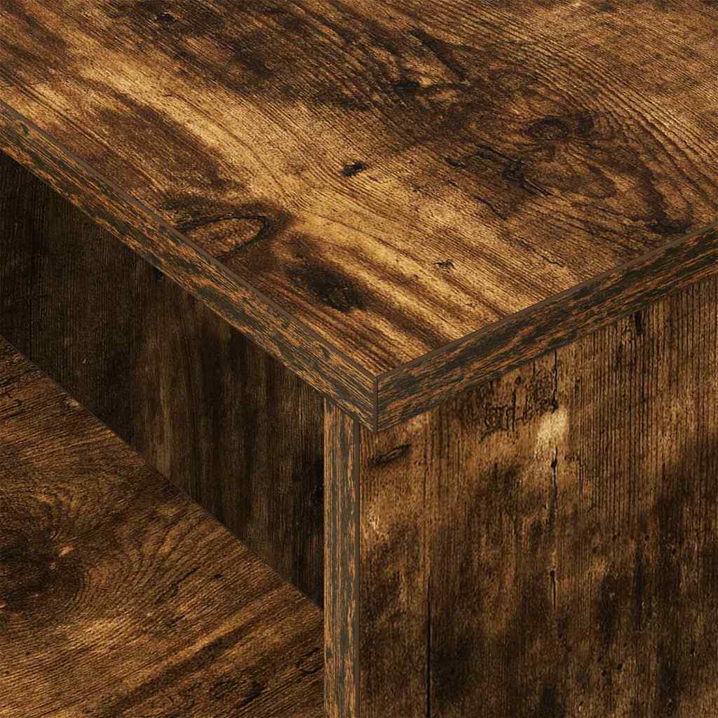 Console Table Smoked Oak 91.5 x 35 x 38.5 cm