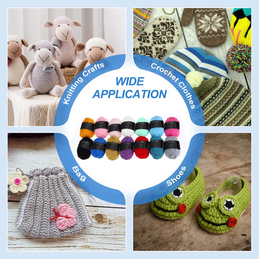 3 мотка хлопковой пряжи, 60% хлопок, 40% акрил пряжа для вязания крючком, пряжа для пледа для вязания крючком золото