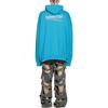 Balenciaga SS23 Sweatshirt Loose Fit Men's Blue 620973TNVG64760