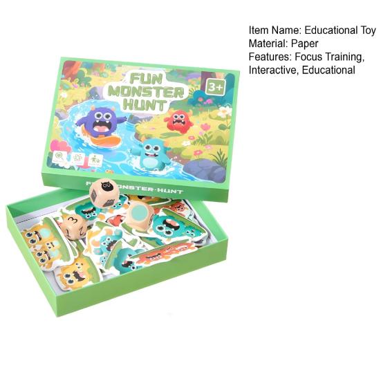 Cartoon Demon Hunt Board Game Focus Training Interactive Educational Toy