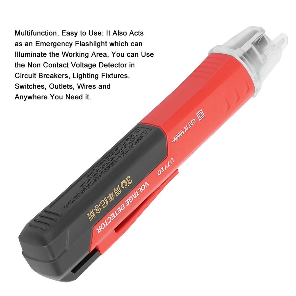 UT12D AC Voltage Detectors High Sensitivity Non Contact Test Pencil AC/24V~1000V