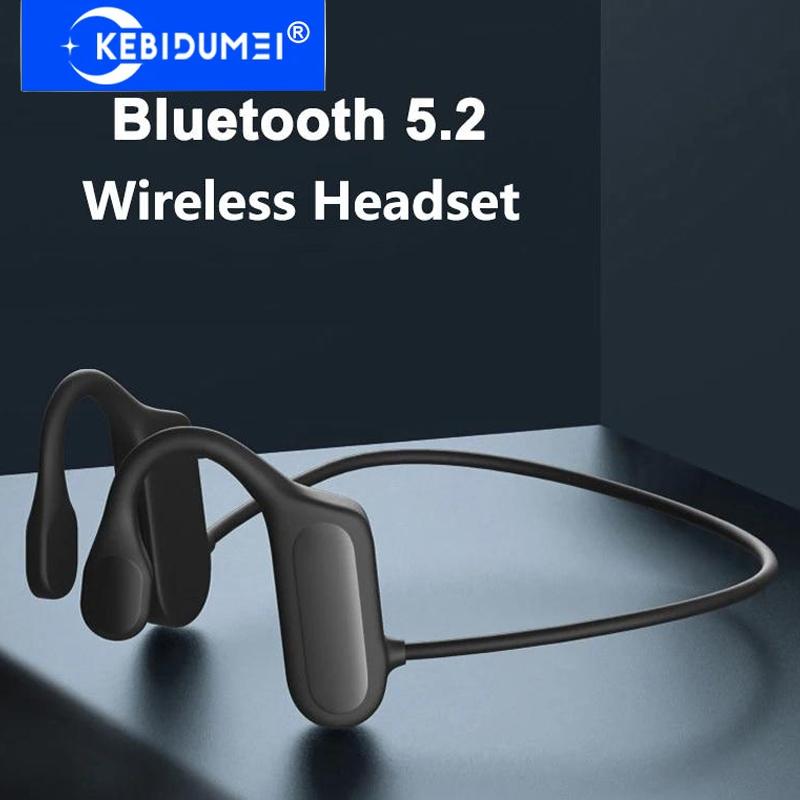 Беспроводная гарнитура Bluetooth 5.2 с возможностью произвольного изгиба на 360° и шумоподавлением, водонепроницаемые наушники для смартфона