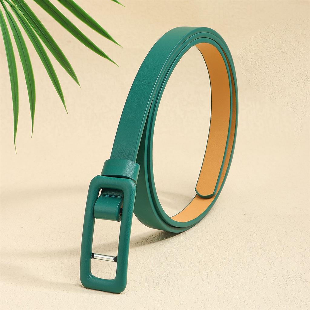 Стильный регулируемый пояс из искусственной кожи для женщин, легкий тонкий пояс для повседневного офисного дорожного наряда