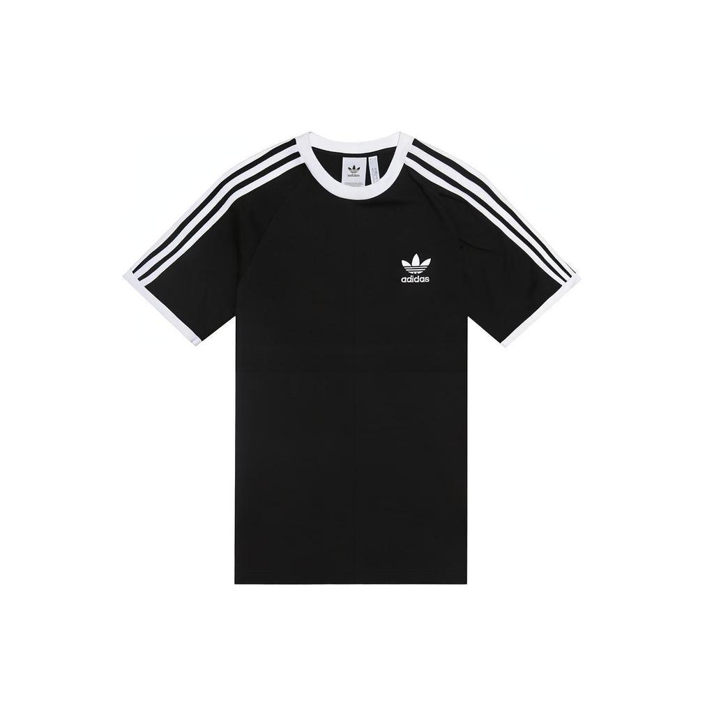 adidas Мужская футболка Originals с 3 полосками Черная CW1202