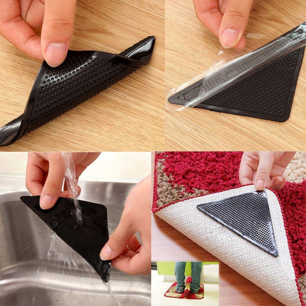 New Rug Tape Mat Grippers Carpet Anti Skid Mat Reusable Non Slip Antiskid Sticker