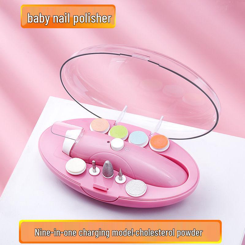 Newborn Safe Electric Nail Trimmer and Anti-Pinch Clipper