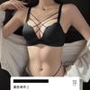Traceless underwear women's small breasts gather and show large breasts, new flat chest special sexy bra underwear set