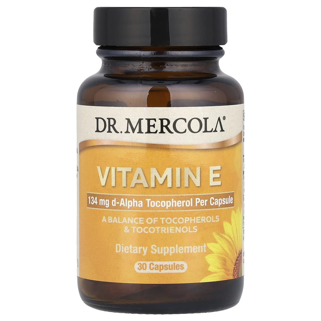 Dr. Mercola, Vitamin E, 134Mg, 30 Capsules