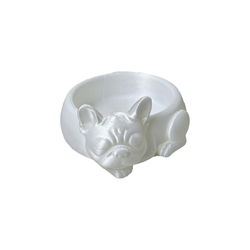 Ornaments Dog Shaped Flowerpot Funny Bulldog Plant Pot Cute Puppy Figurine  Desktop