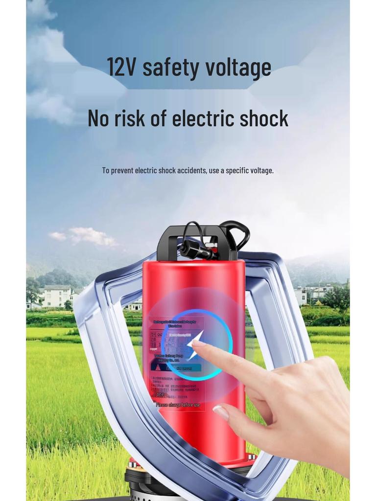 Rechargeable Wireless Remote Control Submersible Water Pump for Agricultural Irrigation