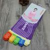 Non-Slip Yoga Socks Five-Finger Socks, Women'S Color Medium Tube Five-Toe Socks