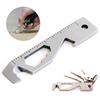 Keychain Multi-Function Tool, 10-in-1 (Bottle Opener, Screwdriver, Power Cable Cutter, Box Opener, Cord Counting Tool, Hex Driver, 3-foot Wrench