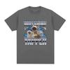 Professional Yapper Funny Cat Meme T Shirt Unisex Women Fashion Vintage Short Sleeve T-shirt Casual Cotton Cozy Oversized T Shirts