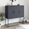 VidaXL Highboard Anthracite 100,5x39x107 Cm Steel, Sideboard, Cupboard, Side Cabinet, Cabinet, Storage Cabinet, 846538