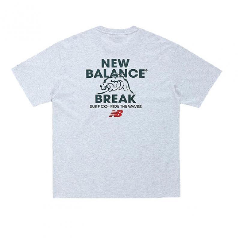 New Balance Half Club  Nbned22623 Lg Summer Wave Graphic Short Sleeve Tee Men