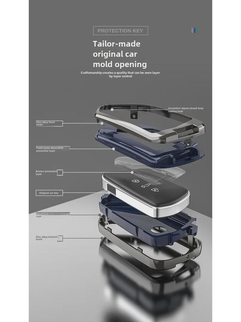 Набор застежек для ключей Volkswagen Golf 8, ID.4 Crozz, Lingdu L, ID.6 Lanjing, Tuang X/Pro