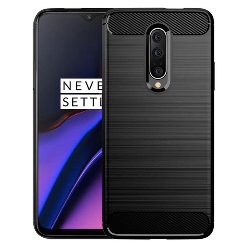 Чехол из углеродного волокна для Oneplus 7pro 1+7 Pro, противоударные силиконовые чехлы, полная защита для One Plus 7Pro, задняя крышка телефона, Fundas