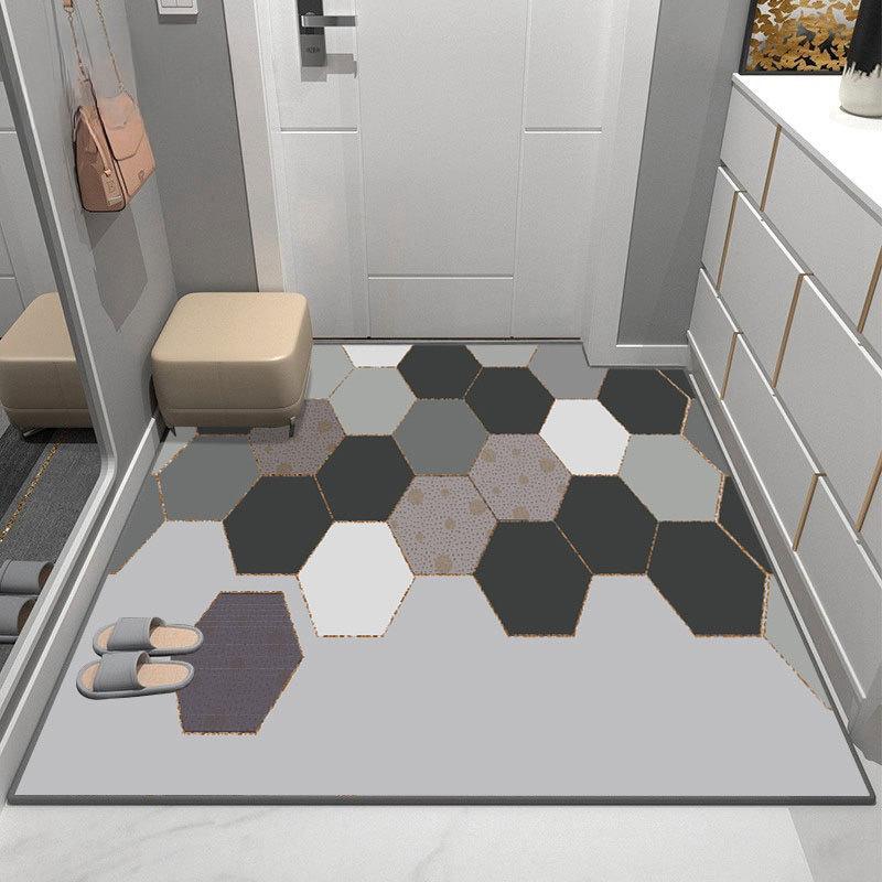 Современный ковер для входа, утолщенный, моющийся, ковер для гостиной, спальни, напольный коврик, коврик для ног