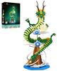 JMBricklayer Dragon Building Blocks Set with Lights Adult Building Cool Animal Dragon Dragon Construction Building Home Office Birthday Christmas Gift
