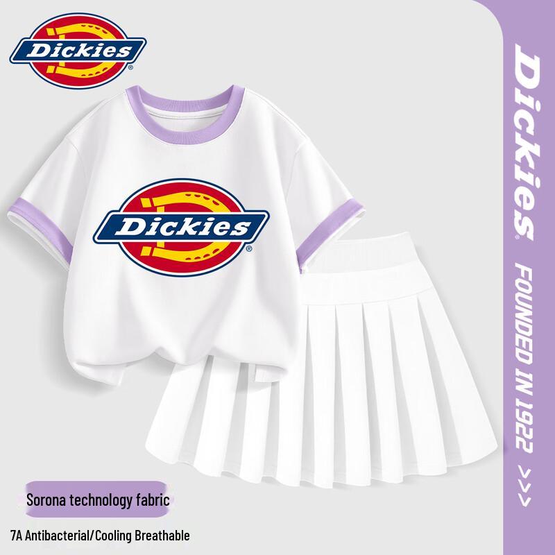 Спортивный комплект с плиссированной юбкой для девочек Dickies