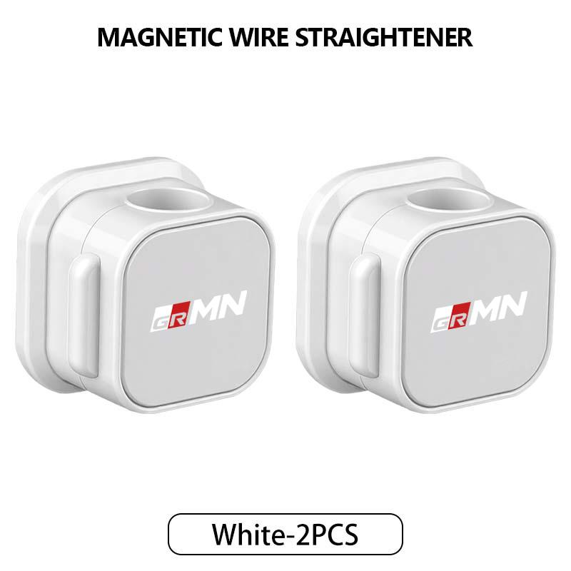 Multifunction Portable Magnetic Cable Clip Adjustable Cord Cable Organizer Holder For Toyota Crown Yaris Corolla Prius Auris CHR